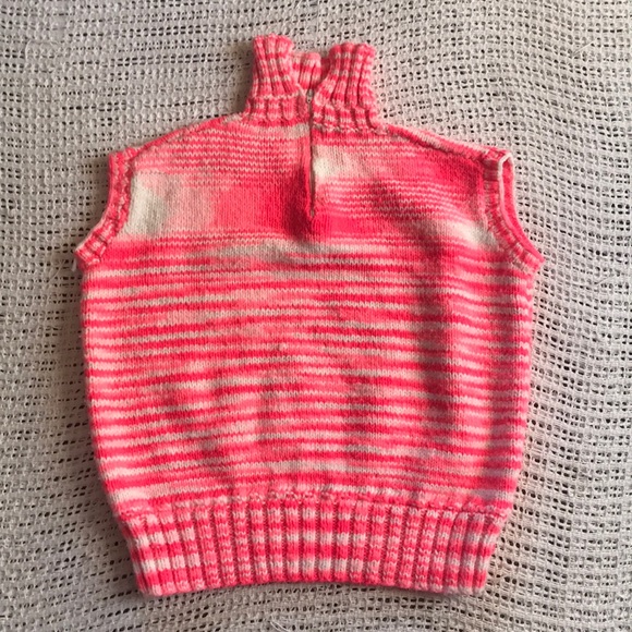 hot pink sweater vest